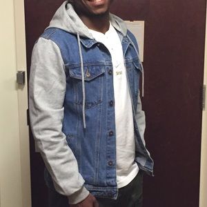 Denim jacket w/ hood